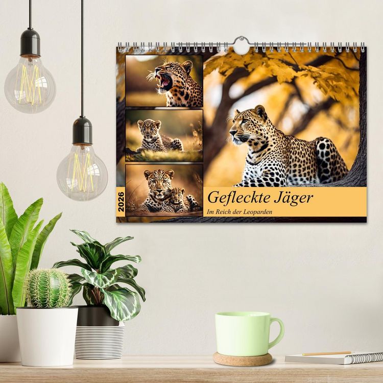 Produktbild: Gefleckte J&auml;ger (Wandkalender 2026 DIN A4 quer), CALVENDO Monatskalender