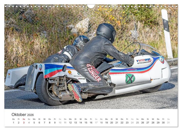 Produktbild: Motorradgespanne am Jochpass (Wandkalender 2026 DIN A3 quer), CALVENDO Monatskalender