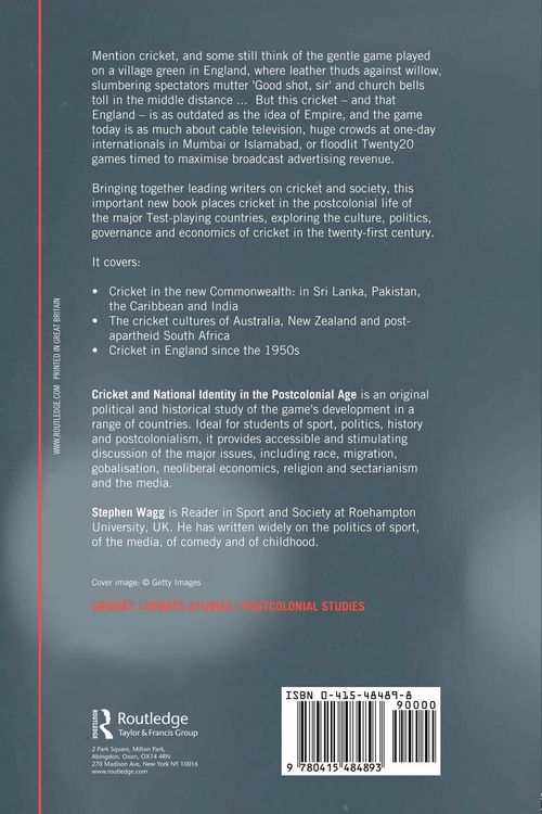 Produktbild: Cricket and National Identity in the Postcolonial Age