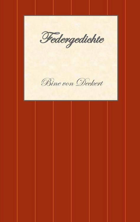 Produktbild: Federgedichte