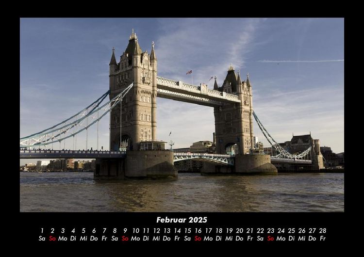 Produktbild: London 2025 Fotokalender DIN A3