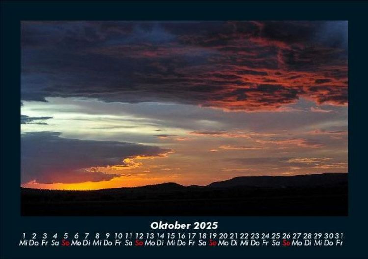 Produktbild: Sonnenuntergang 2025 Fotokalender DIN A5