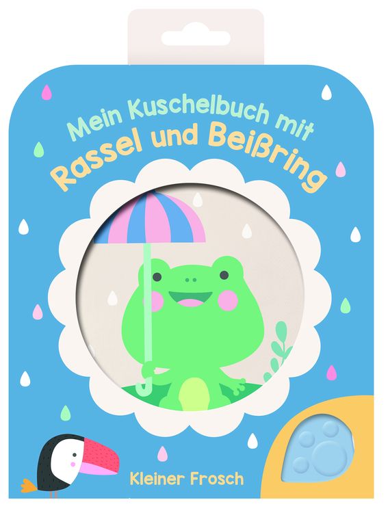 Produktbild: Mein Kuschelbuch mit Rassel und Bei&szlig;ring - Kleiner Frosch
