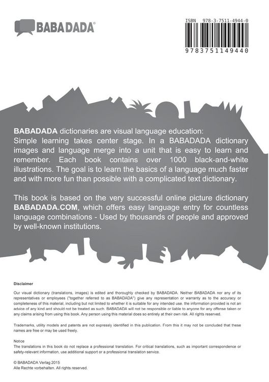 Produktbild: Bulgarian (in cyrillic script) - Romani, visual dictionary, BW