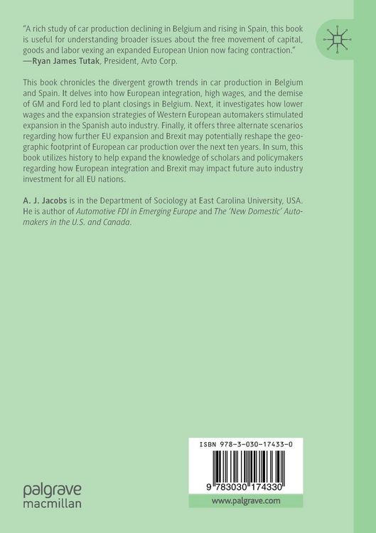 Produktbild: The Automotive Industry and European Integration