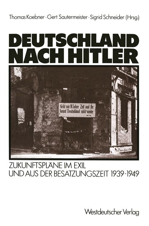 Produktbild: Deutschland nach Hitler