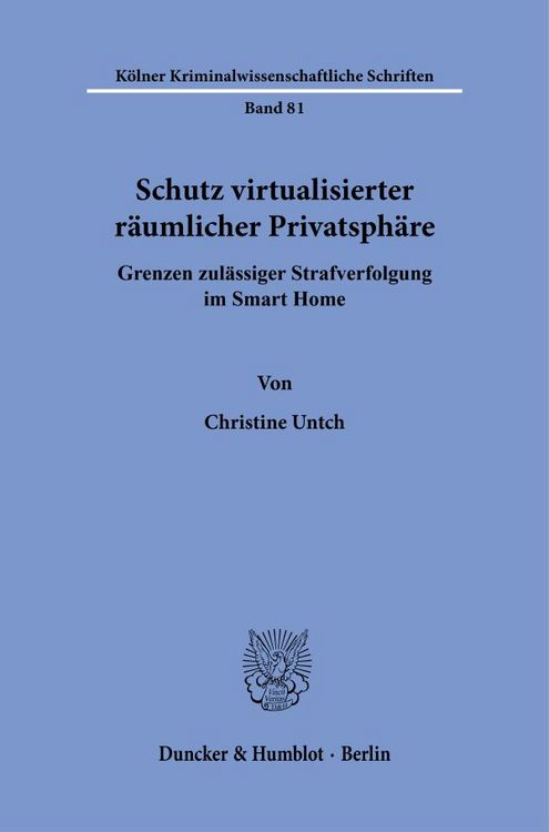 Produktbild: Schutz virtualisierter r&auml;umlicher Privatsph&auml;re