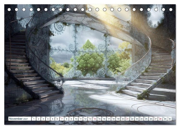 Produktbild: Architektur der Emotionen - Gestaltete Stimmungen (Tischkalender 2027 DIN A5 quer), CALVENDO Monatskalender