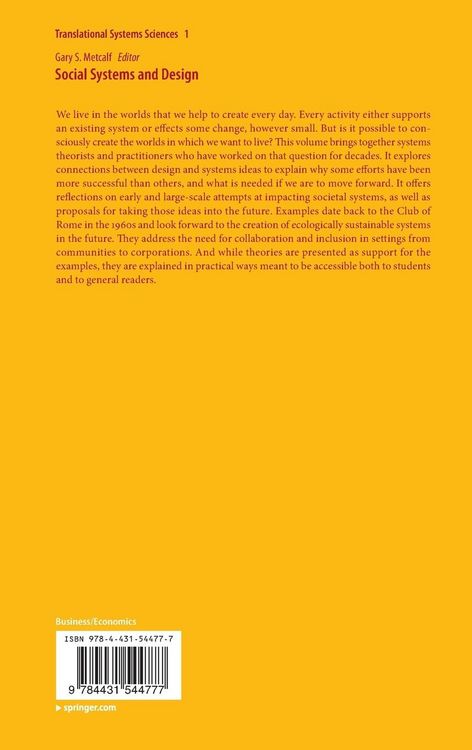 Produktbild: Social Systems and Design