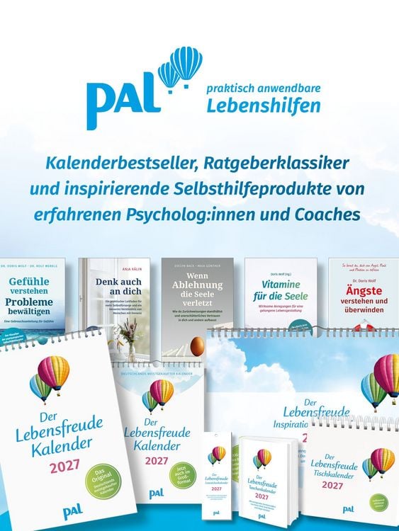 Produktbild: Der Lebensfreude-Lesezeichenkalender 2027