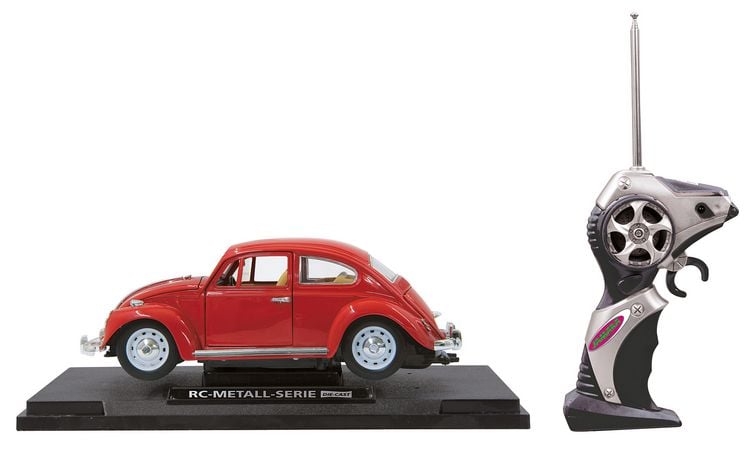 Produktbild: VW K&auml;fer RC Diecast 1:18 rot 27MHz