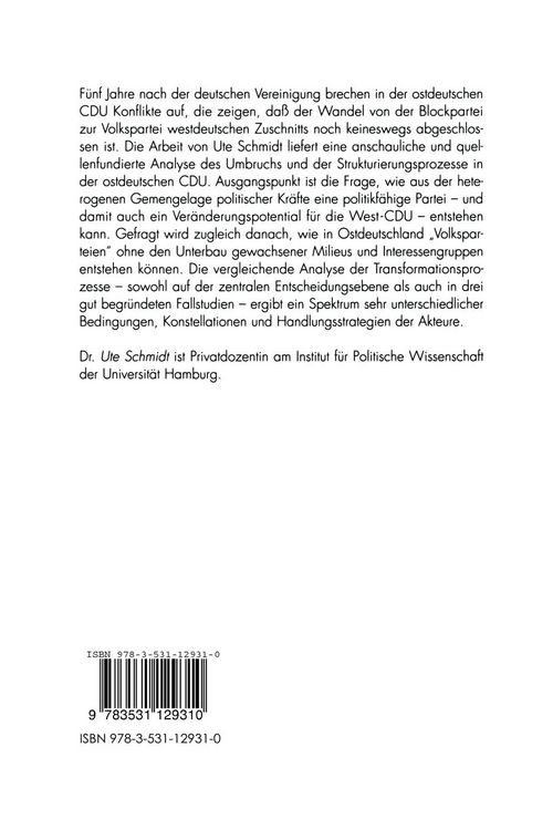 Produktbild: Von der Blockpartei zur Volkspartei?