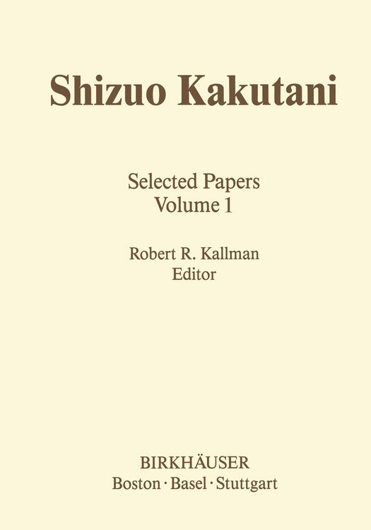 Produktbild: Shizuo Kakutani