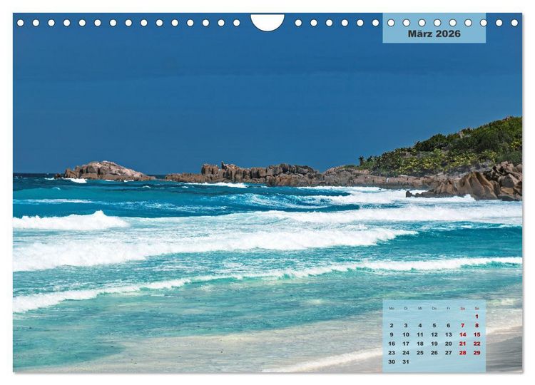Produktbild: Ein Paradies aus Sand und Meer (Wandkalender 2026 DIN A4 quer), CALVENDO Monatskalender