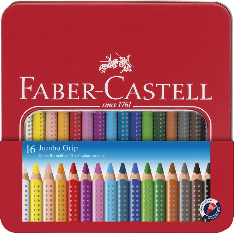 Produktbild: Faber-Castell Buntstifte Jumbo Grip, 16er Set