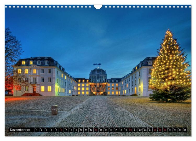 Produktbild: City Lights Saarbr&uuml;cken (Wandkalender 2026 DIN A3 quer), CALVENDO Monatskalender