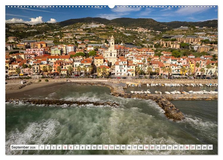 Produktbild: Die Italienische Riviera - Ligurien (hochwertiger Premium Wandkalender 2026 DIN A2 quer), Kunstdruck in Hochglanz