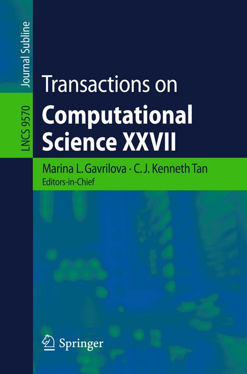 Produktbild: Transactions on Computational Science XXVII