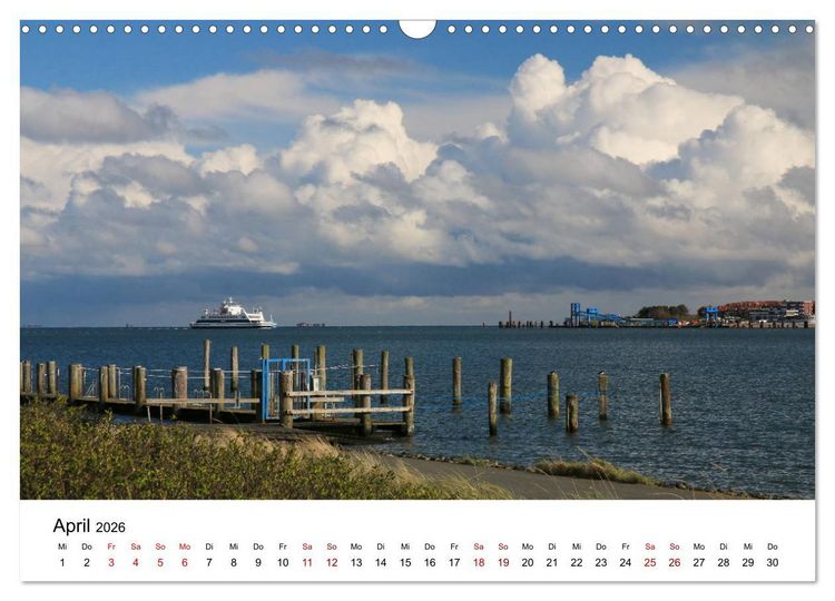 Produktbild: Insel Amrum - Ein Juwel unterm norddeutschen Himmel (Wandkalender 2026 DIN A3 quer), CALVENDO Monatskalender