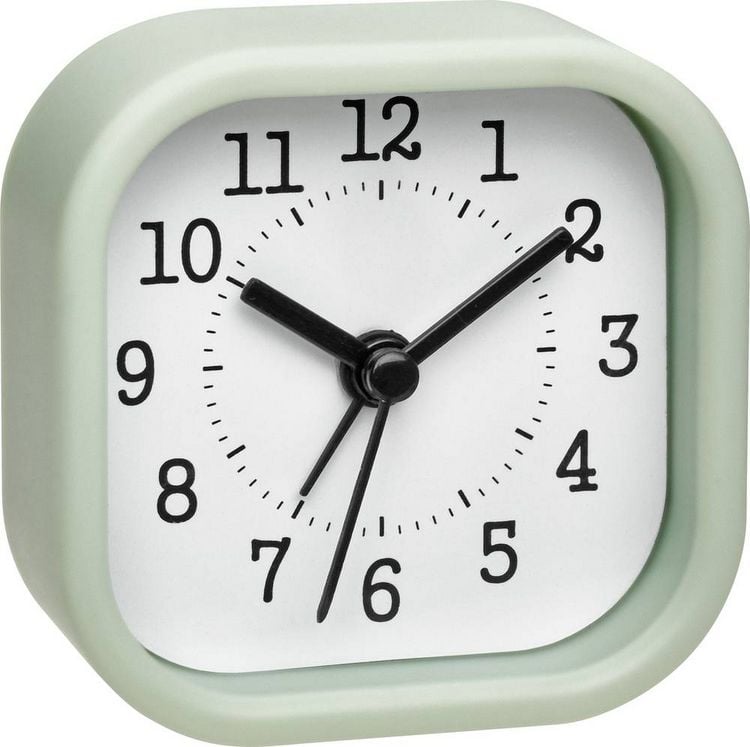 Produktbild: TFA Dostmann 60.1035.04 Quarz Wecker Pastell-Gr&uuml;n Alarmzeiten 1