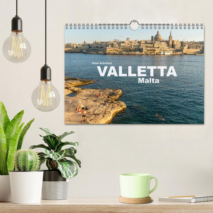 Produktbild: Valletta - Malta (Wandkalender 2026 DIN A4 quer), CALVENDO Monatskalender