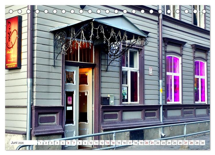 Produktbild: Tallinn City Tour (Tischkalender 2026 DIN A5 quer), CALVENDO Monatskalender