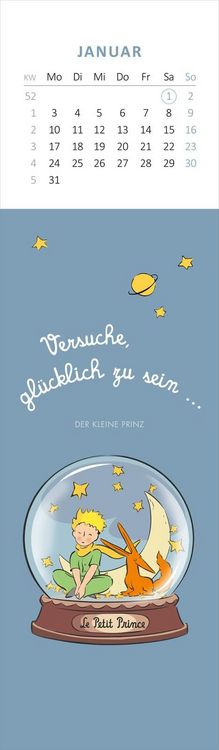 Produktbild: Lesezeichenkalender Man sieht nur mit dem Herzen gut 2028