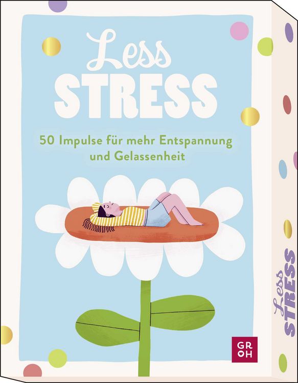Produktbild: Impulskarten: Less stress &ndash; 50 Impulse f&uuml;r mehr Entspannung und Gelassenheit