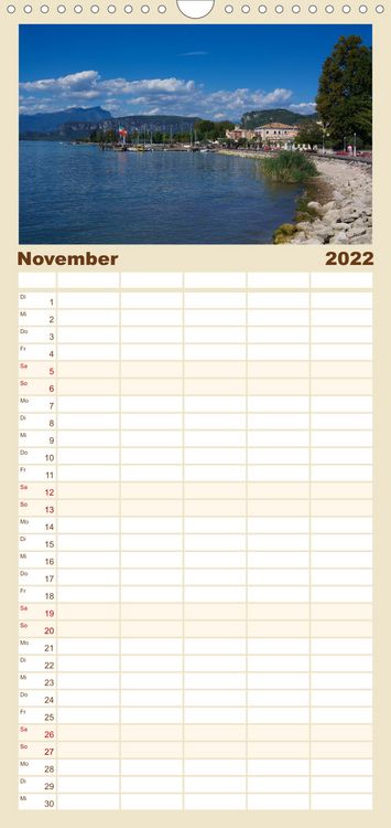 Produktbild: Familienplaner Lazise und Umgebung (Wandkalender 2022 , 21 cm x 45 cm, hoch)