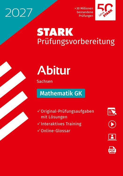 Produktbild: STARK Mathematik GK - Abitur 2027 Sachsen - Pr&uuml;fungsvorbereitung