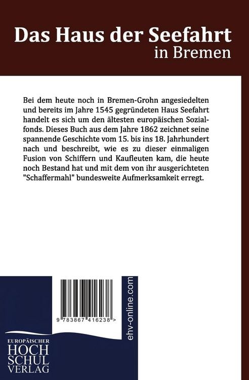 Produktbild: Das Haus Seefahrt in Bremen