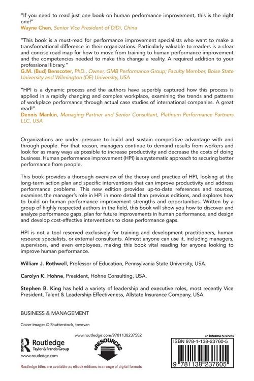 Produktbild: Human Performance Improvement
