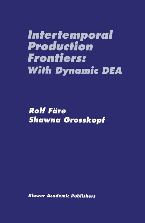 Produktbild: Intertemporal Production Frontiers: With Dynamic DEA