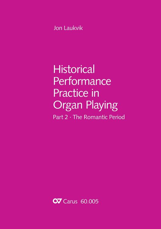 Produktbild: Historical Performance Practice in Organ Playing