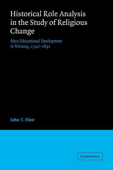 Produktbild: Historical Role Analysis in the Study of Religious Change