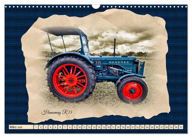 Produktbild: Hanomag Schlepper (Wandkalender 2026 DIN A3 quer), CALVENDO Monatskalender