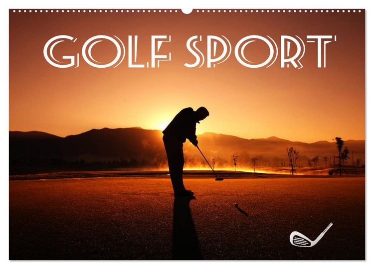 Produktbild: Golf Sport (Wandkalender 2026 DIN A2 quer), CALVENDO Monatskalender
