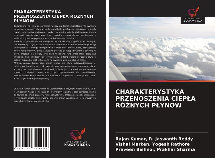 Produktbild: Charakterystyka Przenoszenia Ciep&iquest;a R&oacute;&iquest;nych P&iquest;yn&oacute;w