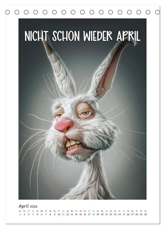 Produktbild: Lach Dich fit ! (Tischkalender 2026 DIN A5 hoch), CALVENDO Monatskalender