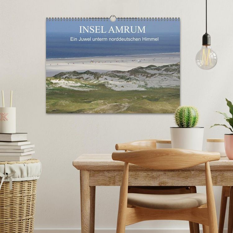 Produktbild: Insel Amrum - Ein Juwel unterm norddeutschen Himmel (Wandkalender 2026 DIN A3 quer), CALVENDO Monatskalender