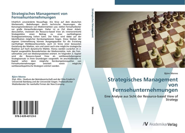 Produktbild: Strategisches Management von Fernsehunternehmungen