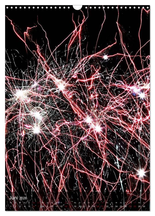 Produktbild: FEUERWERK - Lichtspiele (Wandkalender 2026 DIN A3 hoch), CALVENDO Monatskalender