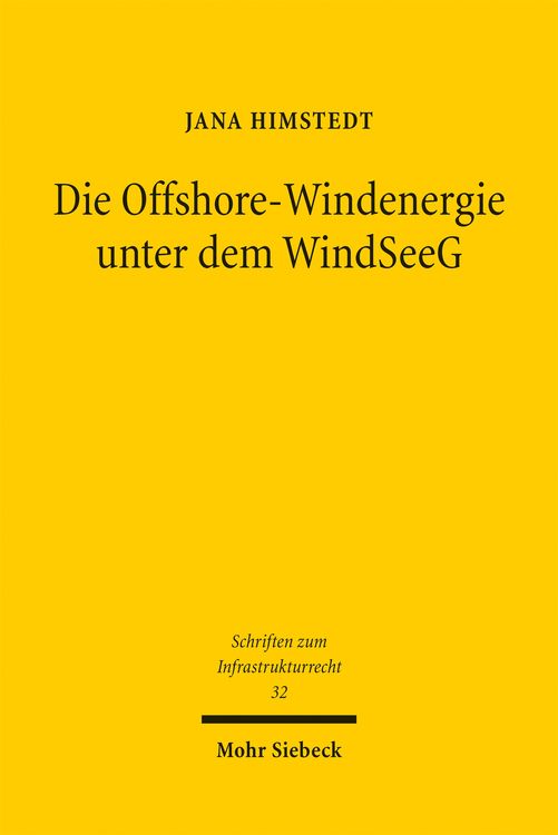 Produktbild: Die Offshore-Windenergie unter dem WindSeeG