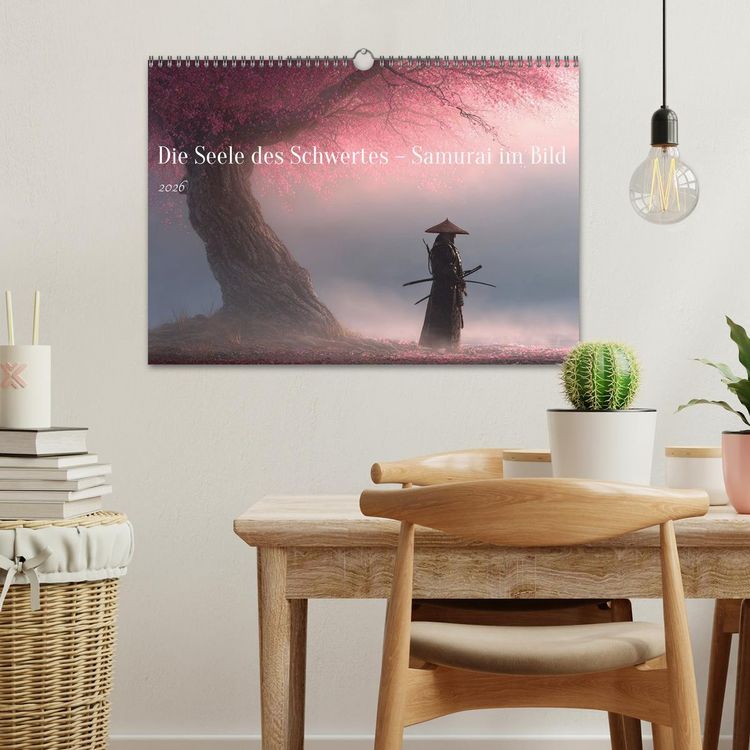 Produktbild: Die Seele des Schwertes &ndash; Samurai im Bild (Wandkalender 2026 DIN A3 quer), CALVENDO Monatskalender
