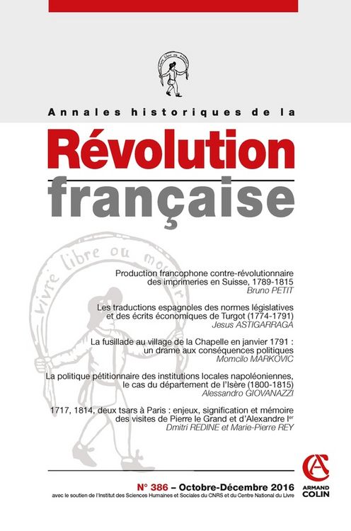 Produktbild: Annales historiques de la