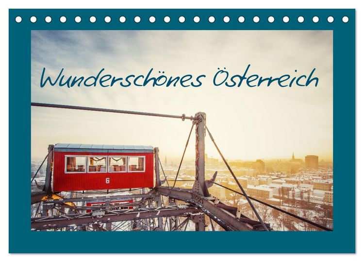 Produktbild: Wundersch&ouml;nes &Ouml;sterreich (Tischkalender 2026 DIN A5 quer), CALVENDO Monatskalender