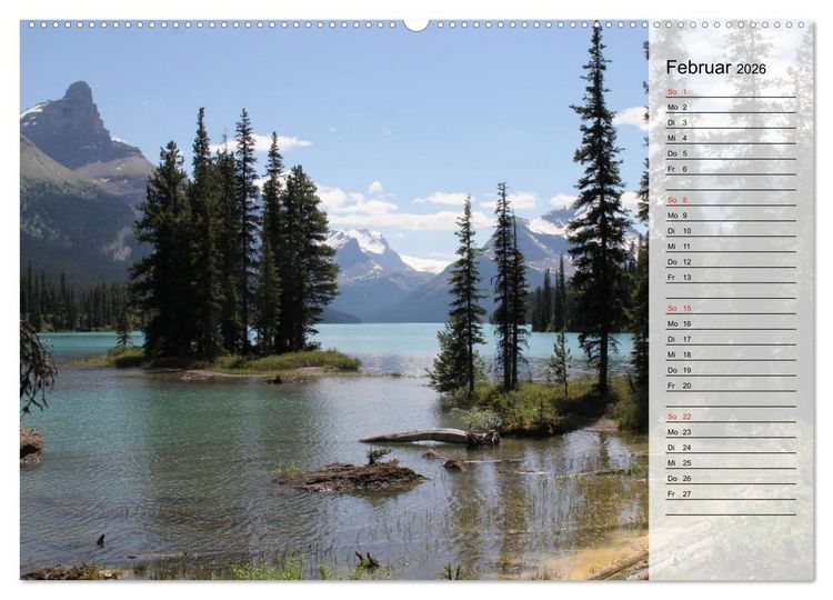Produktbild: Rocky Mountains 2026 (hochwertiger Premium Wandkalender 2026 DIN A2 quer), Kunstdruck in Hochglanz