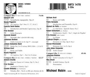 Produktbild: Rabin, M: Unver&ouml;ffentl.Aufnahmen1947,1949,1961,1970,1971
