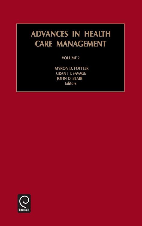 Produktbild: Advances in Health Care Management