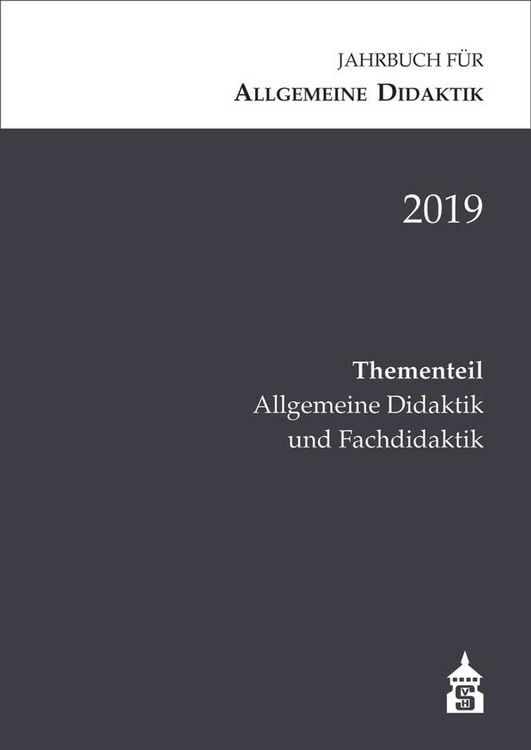 Produktbild: Jahrbuch f&uuml;r Allgemeine Didaktik 2019
